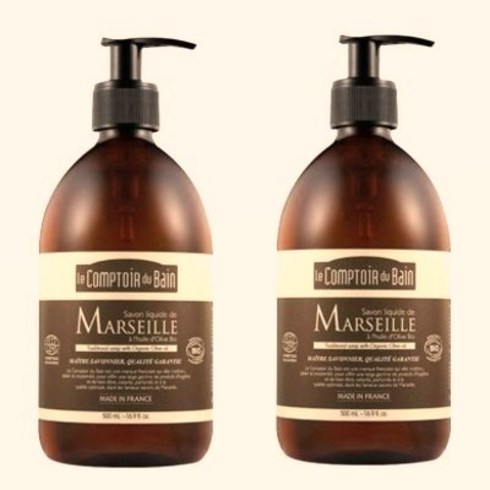 르꽁뚜아르뒤뱅 올리브 마르세유 솝 리퀴드, 500ml, 2개