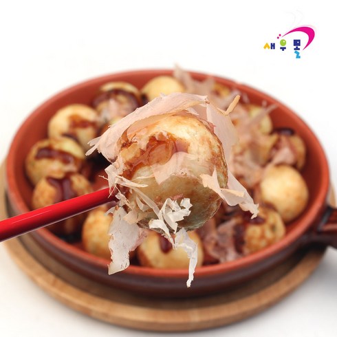 새우몰 타코야끼 100개세트 오타후쿠소스 가쓰오부시 포함