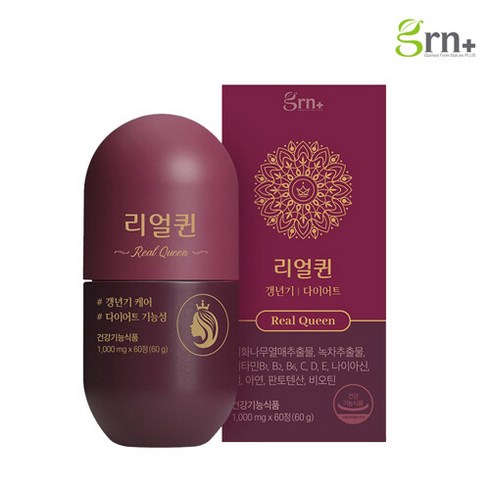 GRN 다이어트 리얼퀸 60p, 60정, 1개