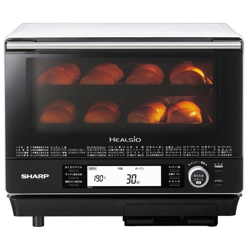 샤프 워터 오븐 헬시오 AX-XJ1-W 화이트 30L 2단 조리 컨베이션, 2단/30L/화이트