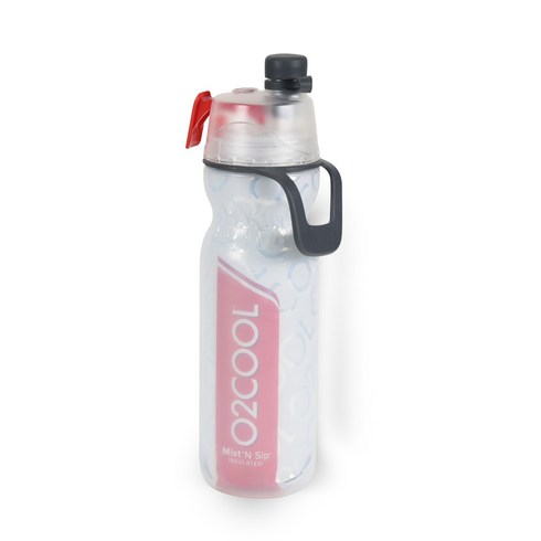 O2Cool 오투쿨 HMLDP07 스포츠물통 자전거 물병, 레드, 590ml