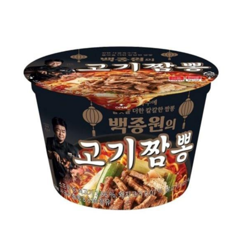 백종원의 고기짬뽕 105g, 12개