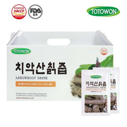 강원식품 치악산칡즙 100mL 30포, 30개