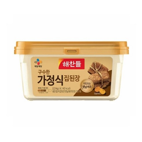 CJ제일제당 해찬들 구수한 가정식 집된장 2kg+300g x2개, 단품
