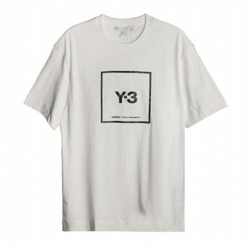 라벨루쏘 - [와이쓰리] [라벨루쏘] [Y-3] 스퀘어 로고 반팔 티셔츠 GV6061 WHITE (스크