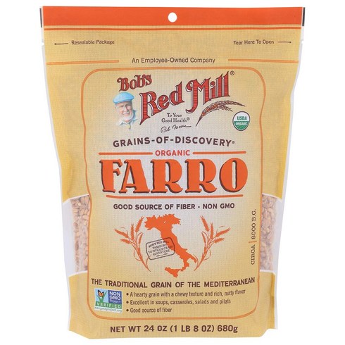 Bob's Red Mill 밥스레드밀 홀 그레인 파로 24oz(680g) 2팩