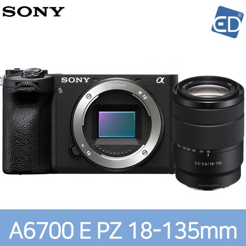 2023년 가성비 최고 A6700 - [소니정품] A6700 / ILCE-6700 미러리스 +18-135mm Kit /ED, 01 소니A6700+18-135mm