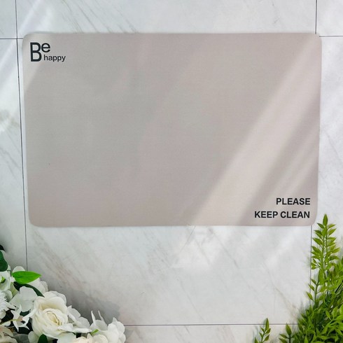 아르앤유 부드러운 사용감 3세대 빨아 쓰는 규조토 발매트