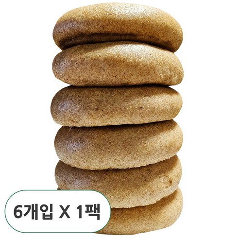통밀베이글 - 당일생산 DALDA 통밀 플레인 베이글 6개입 수제베이글, 1개