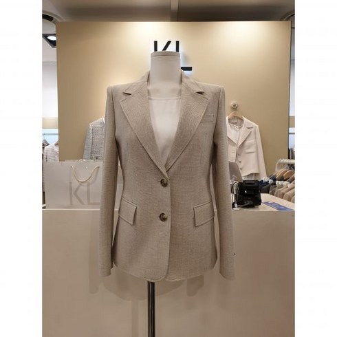 KL케이엘 바이린 K126 카라넥 투버튼 재킷 KWJKND0100(3001698) 백화점