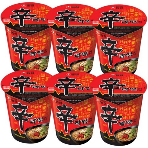 농심 신라면컵 작은컵 컵라면 65g 30개