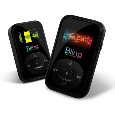 엠피지오 블링(8G) 블루투스MP3 초소형 집게형 휴대용 SD지원 가볍게! 쉽게! 신나게!, 블랙, 블루투스 MP3 블링