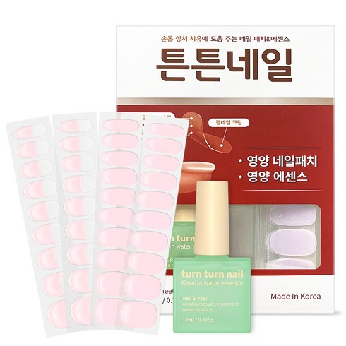 튼튼네일 손톱 영양제 리페어 패치 강화제 10ml+ 40p, 1개, 10ml