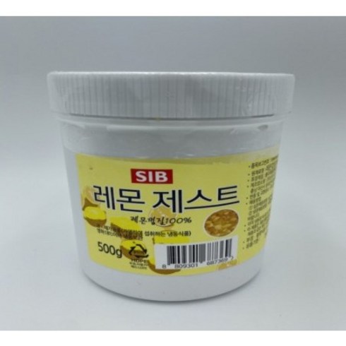 베이킹몬 - 이홈베이킹 레몬제스트500g (레몬껍질)-냉동 - 아이스박스 별도구매제품, 500g, 1개