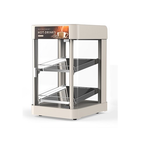 베드연구소 네오코 쇼케이스형 전기 캔커피 약국 편의점 캔보관용 캔온장고 NEO-W45, 2단, 레드브라운