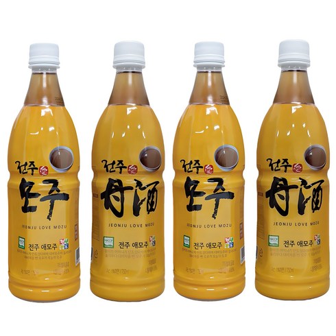 삼해주 - 천년주가 전주모주 750ml X4개 한방음료 차 발효음료, 4개