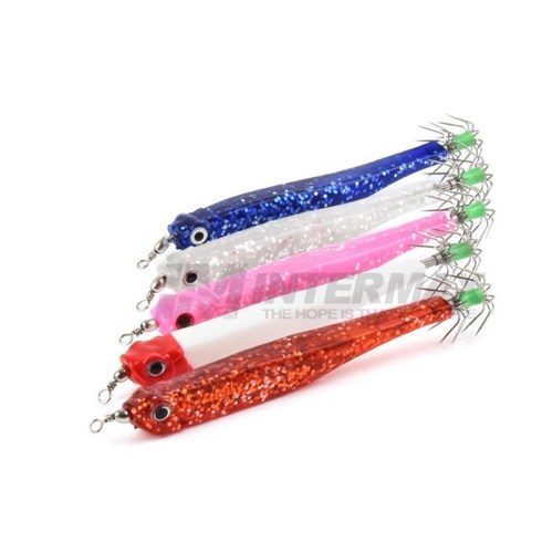 2023년 가성비 최고 웜에기 - 사요피싱 (SYF) 소프트 웜에기 야광에기 쭈꾸미 갑오징어 한치 선상 에기, 핑크, 1개