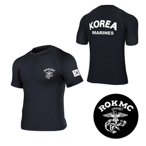 rokmc - ROKMC 해병대 기능성 반팔 라이크라 군용