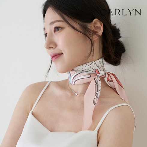 [AK PLAZA] [칼린] 멜로나 실크 롱 스카프 S7421S303