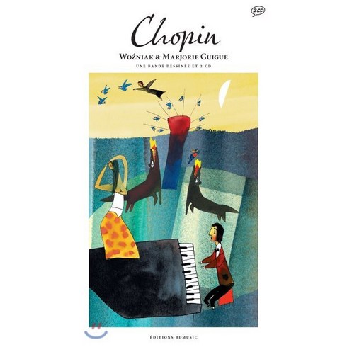 [CD] 쇼팽 작품집 - 피아노를 위한 작품 모음집 (Chopin - Wozniak & Marjorie Guigue) : 미술과 음악이 공존하는 아트 클래식