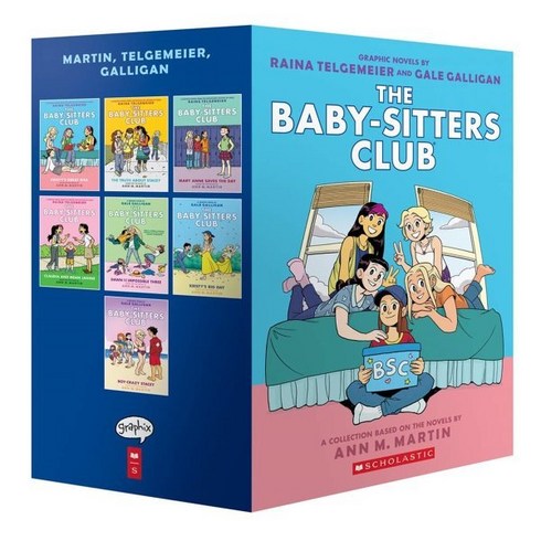 The Baby-Sitters Club Graphic Novels #1-7:A Graphix Collection: Full-Color Edition, 9781338603637, Martin, Ann M. / Galligan, ...