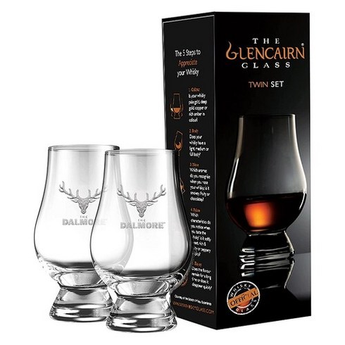 달모어 - Glencairn 글렌캐런 달모어 글라스 위스키잔 200ml x 2잔 정품 크리스탈 노징 DALMORE, 2개