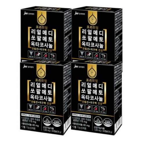 리얼메디 쏘팔메토 옥타코사놀 1000mg 30캡슐 4개, 상세페이지 참조, 상세페이지 참조, 상세페이지 참조, 상세페이지 참조, 상세페이지 참조