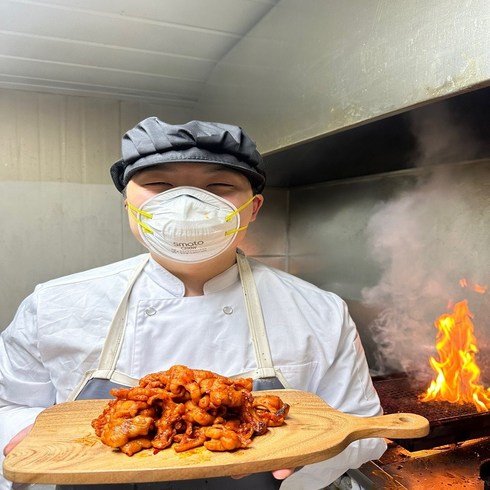  직화무뼈닭발 6팩  근위 1팩 - 직화연구소 짚불에 구운 불향 가득 무뼈닭발, 250g, 6개