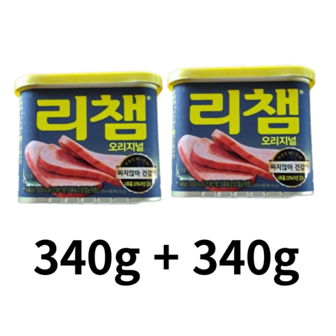 리챔 오리지널 햄통조림, 680g, 12개