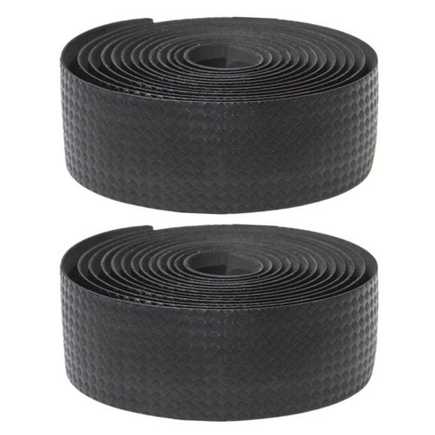 자전거 핸들바 테이프 2개 자전거 바 테이프 산악 도로 자전거용 미끄럼 방지 자전거 핸들 랩, 검은색, 200cmx3cm, 에바