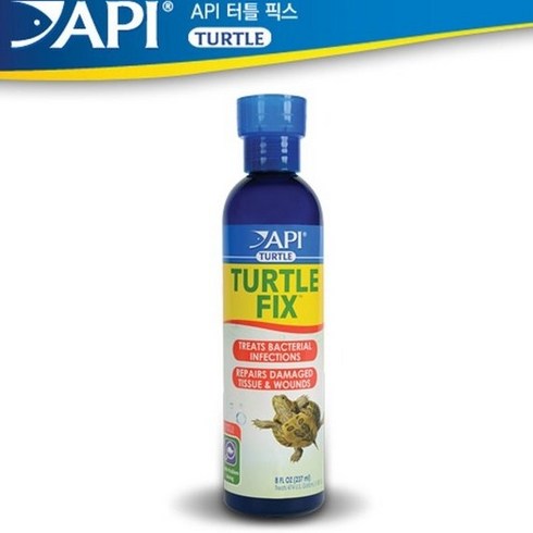 API 터틀픽스 8OZ(237ml)거북이 눈병 피부병 거북이 치료제, 1개, 237ml