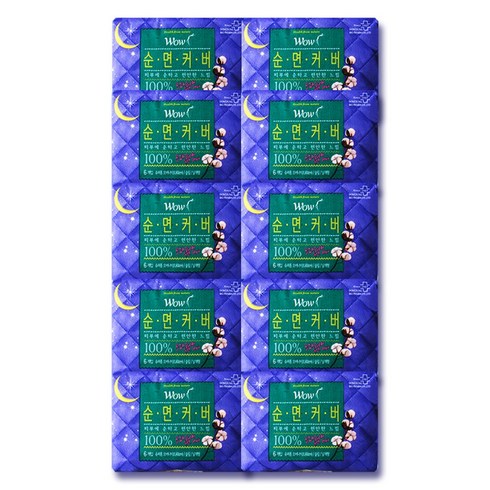 동성제약 순면커버 와우 생리대 슈퍼 롱 오버나이트 X 10팩, 6개입, 10개
