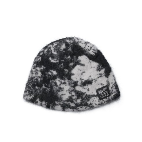 2023년 가성비 최고 비에스레빗비니 - 비에스래빗 2324 BSRABBIT FLOWER ANGORA BEANIE BLACK 스노우보드 비니