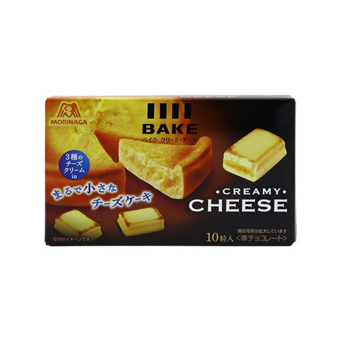모리나가 베이크 크리미 치즈 맛 10개입 X 6팩, 6개, 9.8g