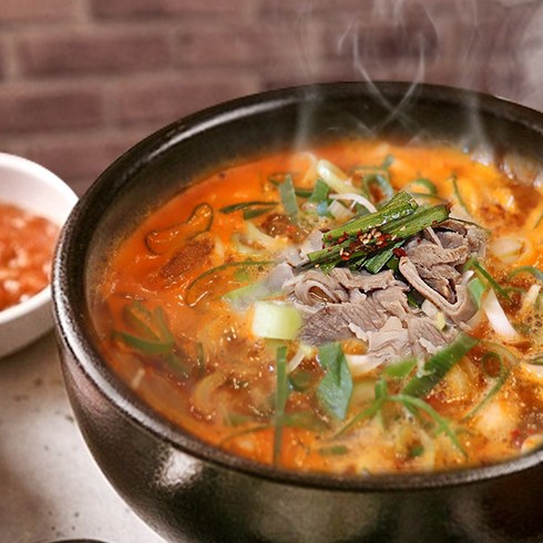 궁키친 돼지국밥 - 부산 국민시장 옛 진양식당 얼큰 돼지국밥 630gx5봉, 630g, 5개