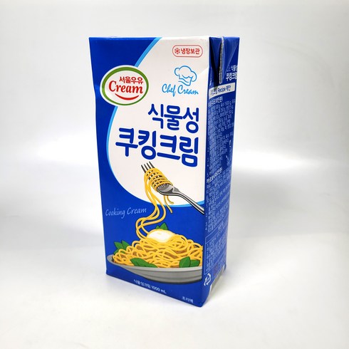 서울우유 Cream 식물성 쿠킹크림 1L (Cooking Cream), 5개