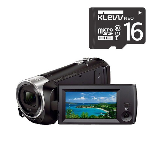 HDR-CX405 HD 캠코더 + 16GB메모리 공식대리점 홍익
