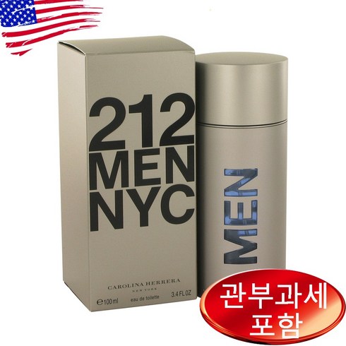 면세점까레라 - 212 By CAROLINA HERRERA 3.4 oz MEN 캐롤리나 헤레라, 1개, 100ml