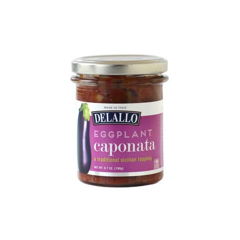 델라로 - DeLallo Eggplant Caponata 6.7 oz.(pack of 3) DeLallo 가지 카포나타 6.7온스(3팩), 189g, 3개