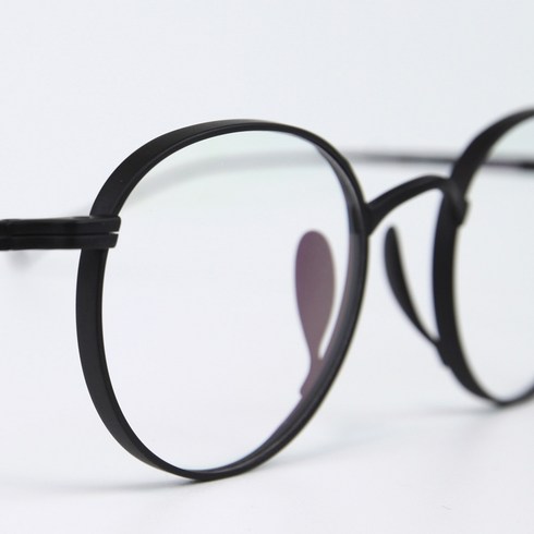 초경량안경테 - 퓨어 티타늄 안경테 금테 일본 코받침없는 베타티타늄 고도근시 안경