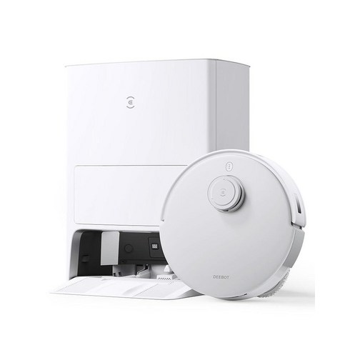 ECOVACS DEEBOT T20 옴니 로봇 진공 및 대걸레 온수 대걸레 세척 자체 비우기 뜨거운 공기 건조 6000Pa 흡입 OZMO 터보 스피닝 대걸레 자동 대걸레, T20 OMNI