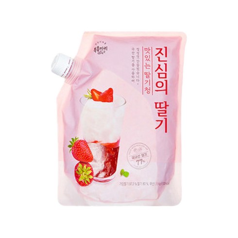 복음자리 진심의 딸기청 1KG 아이스박스 포함