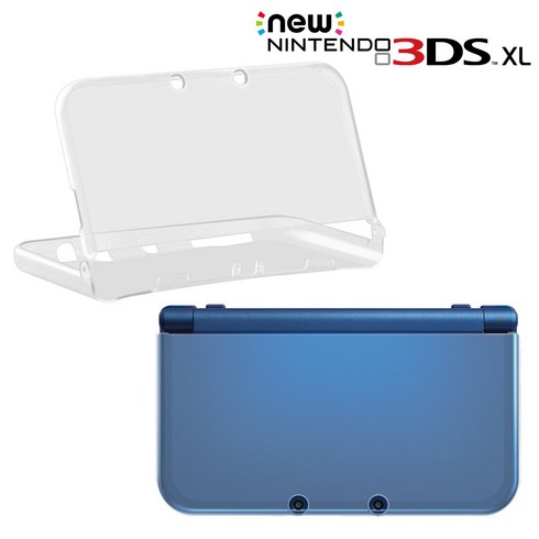 뉴닌텐도 3DS XL 투명 TPU 젤리 실리콘 고무 보호 케이스, 1개