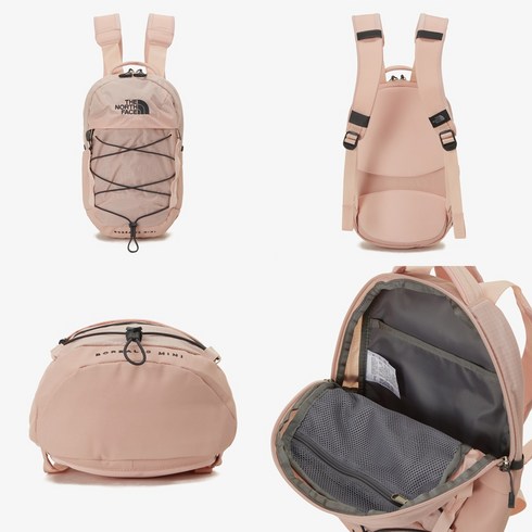국내매장판 노스페이스 BOREALIS MINI BACKPACK - 보레알리스 미니 백팩 ( LIGHT_PINK ) 남여공용 경량 배낭 여행 학생 등산 가방, 핑크
