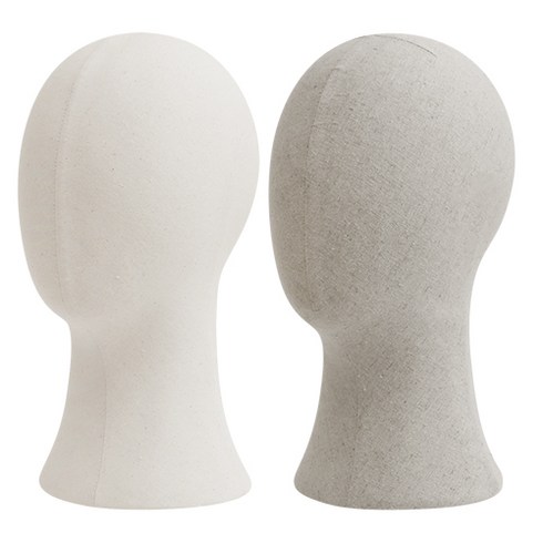 두상 마네킹 얼굴 모형 모자 디자인두상1 (30cm), (패턴_옥스포드)