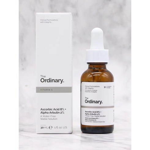 디오디너리 - The Ordinary 디오디너리 아스코빅 애씨드 8%+알파 알부틴 2% Ascorbic Acid 8% + Alpha Arbutin 2% 30ml, 1개