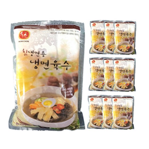 하우촌냉면육수 - 교동식품 하우촌 칡냉면용 육수 330g, 10개