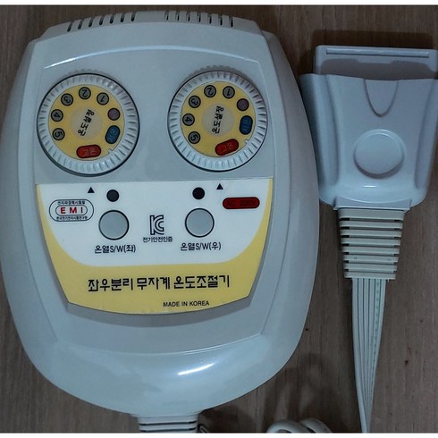 2023년 가성비 최고 한일전기매트온도조절기 - 조은넷 01032393289 6구멍 E타입 6핀 한화의료기 한솔의료기 한일의료기무자계 자동 온도조절기 전기요 전기장판 전기매트, 6구E타입(무자계조절기), 1개