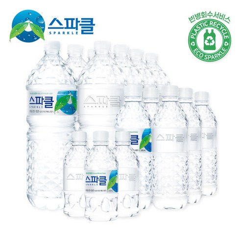 [무라벨 빈병회수][딜] 스파클 생수 2리터×36병, 단일속성