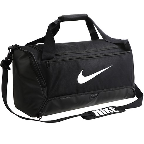 스포츠백 - 나이키 BRASILIA DUFFEL BAG MEDIUM 9.5 헬스 스포츠 여행 운동 가방 더플백, black+white